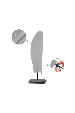 Tunica Şemsiye Kılıfı Bahçe Şemsiye Plaj Çadırı Su Geçirmez Koruma Örtüsü 220x50 Cm