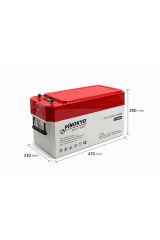 Megacell / Pinokyo 25.6 V 205 Ah Lityum Demir Fosfat Akü Lifep04 -prizmatik Hücreli
