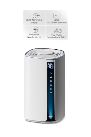 Hava Nemlendirici Lite Akıllı, Uv Hijyen, Ultrasonik Soğuk Buhar, 3.5l, Wifi X7450