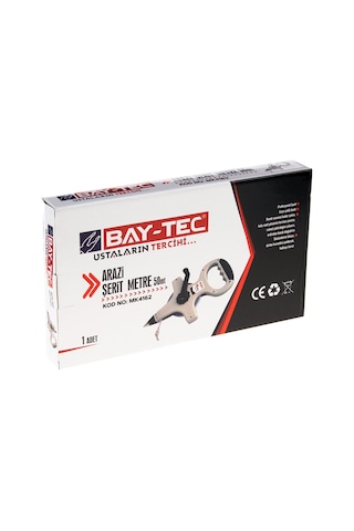 Bay- Tec Arazi Şerit Metre 50 M x 12.5 Mm