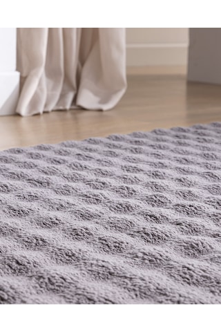 Madame Coco Vivre Bubble Halı - Antrasit - 80x300 Cm 8684427183007 Gri 80 X 300 Antrasit