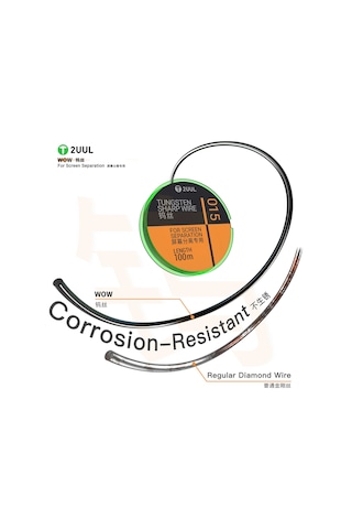 2uul Ws-028 Tungsten Keskin Ekran Ayırma Teli 0,028 Mm