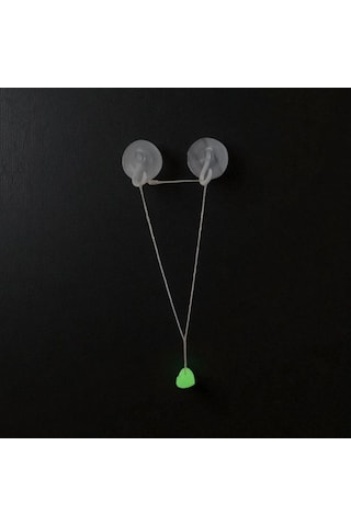 Karanlıkta Parlayan Fosforlu Kolye Zincirli Kalp Şekilli