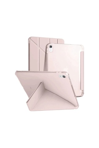Apple Uyumlu iPad 2022 10.9 10.nesil Kılıf Kalemlikli Mars Tablet Kılıfı - Rose Gold Diğer
