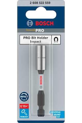 Bosch Pro Impact 1/4" Mıknatıslı 75 Mm Bits Uç Uzatma Adaptörü 2608522559