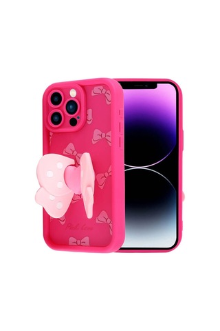 Apple Uyumlu iPhone 14 Pro Max Kılıf Kamera Korumalı Figür Tasarımlı Kapya Kapak