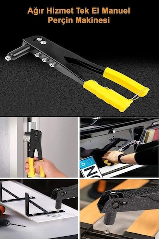 Profesyonel Perçin Tabancası Araç Koltuk Mobilya + Perçin