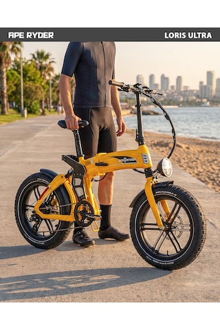 Ape Ryder Loris Ultra Elektrikli Bisiklet Sarı - 1500w
