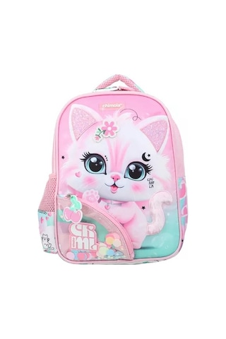 Chımola Cute Kıtty Sırt Çantası 12" Çok Renkli