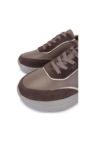 Tamer Tanca Kadın Hakiki Deri Sneakers & Spor Ayakkabı 1107 510 Bn Ayk Sk25-26 Vzn Suet/dr Vizon