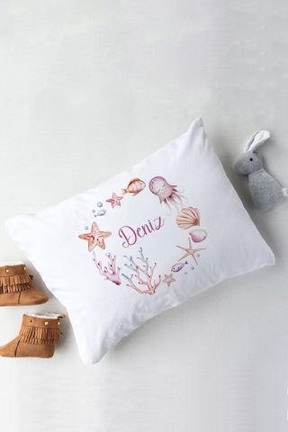 Lilabio %100 Organik Isme Özel Isimli 10lu Hastane Çıkışı Deniz Kabuğu Ekru