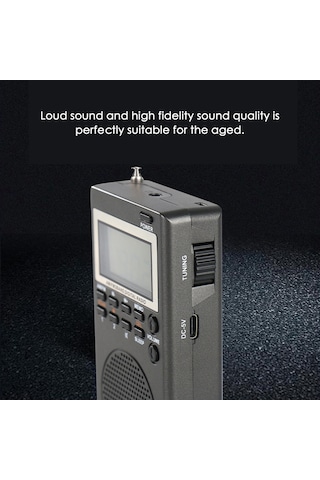 Springsun Fm Radyo Dijital Taşınabilir Stereo Hoparlör Mp3 Ses Yüksek Sadakat Ses Kalitesi Çalar