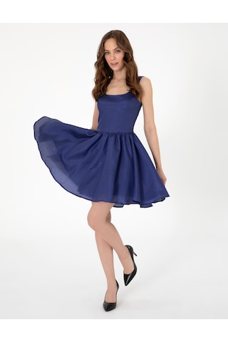 Pierre Cardin Kadın İndigo Elbise Dokuma 50309407-vr028