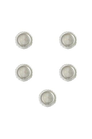 Plastik Sert Mika Şeffaf Tabak - Parti Sunum Yemek Tabağı - Yuvarlak - 26 Cm. - 6 Adetlik 5 Paket Şeffaf