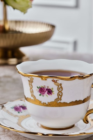 Karaca Royal Bone Elizabeth 2 Kişilik Çay Fincanı