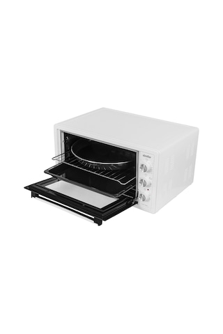 Simfer 4552 Beyaz 45 LT Turbo Fan Mini / Midi Fırın - 6 Fonksiyon,Yoğurt Yapma, Buz Çözme & İç Aydınlatma