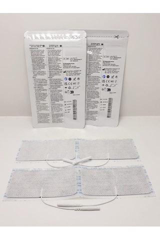 Tens Elektrod Pedi 5x10 Cm Kablolu 4lü Paket 2 Adet