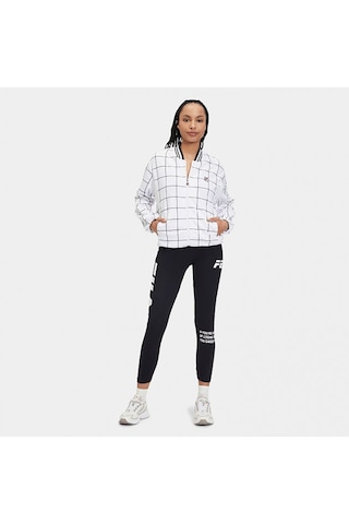 Beyaz - Siyah Fila Mont Check Allover Print Su411118 Beyaz - Siyah