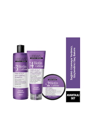 Expert Biotin Ve Kafein Dökülme Karşıtı Peeling Şampuan Krem Seti-vegan