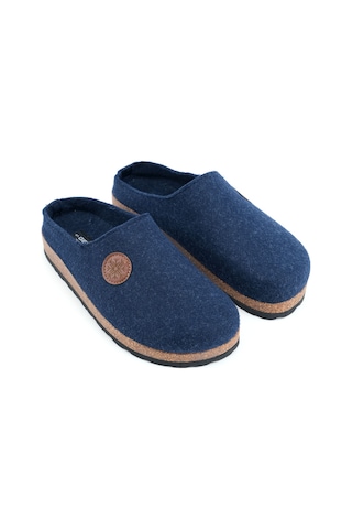 Gezer Kışlık Mantar Taban Ev Bahçe Rahat Taban Erkek Terlik Gt2kmm.16130.01.013.g19 Lacivert