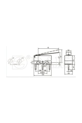 Ic-162a Micro Switch Mini Uzun Paletli Kw10-z2p
