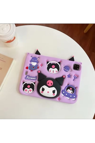 Samsung Galaxy Tab A9 Plus 11 İnç X210 X215 Uyumlu Kuromi Kılıf