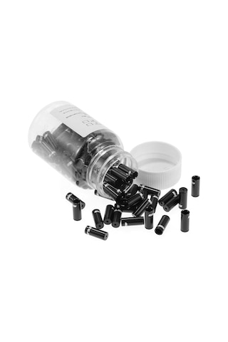 Gub 100pcs 4mm / 5mm Alüminyum Alaşım Bisiklet Attırıcı Y4452b-4 Siyah Siyah