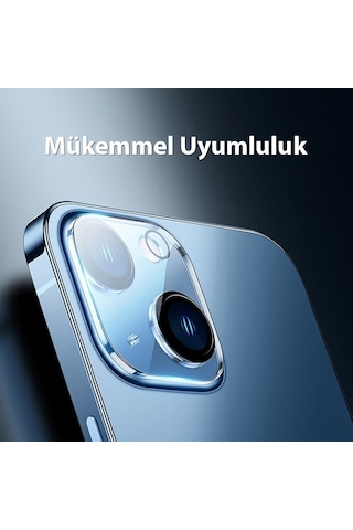 Ally Apple iPhone 15 Uyumlu -15 Plus Premium Kamera Lens Koruma Camı