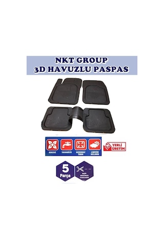 Fiat Fiorino Uyumlu 3d Havuzlu Paspas Nkt208