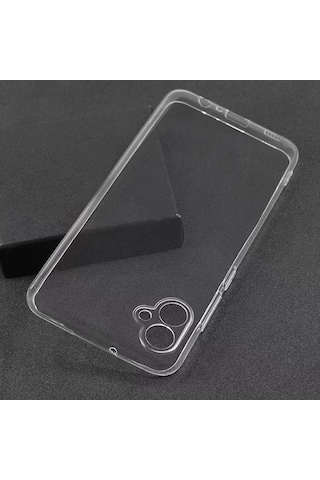Zore Galaxy Uyumlu A04e Kılıf Msra Süper Silikon Kapak - Renksiz Renksiz