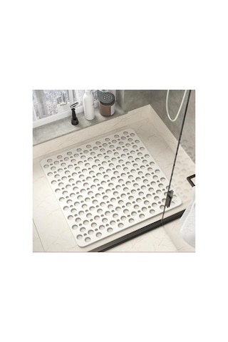 Seahome Kare Vantuzlu Banyo Ve Duş Kaydırmazı, Küvet Içi Duşakabin Kaydırmaz Vantuzlu Banyo Paspası 54x54cm Isgk Çok Renkli