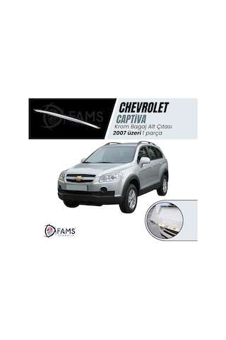 Chevrolet Captiva Krom Alt Bagaj Çıtası 2007 Üzeri P. Çelik