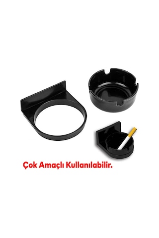 Automix Otomobil Araba Oto Araç İçi Aksesuar Bardaklık Küllük Çok Amaçlı Yapışkanlı Bardak Tutucu