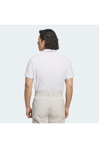 Adidas Jacquard Erkek Beyaz Polo Tişört Jy8231