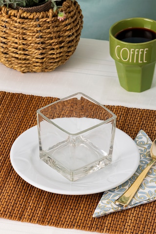 Glass In Love Kare Tatlı Kasesi - 9'lu