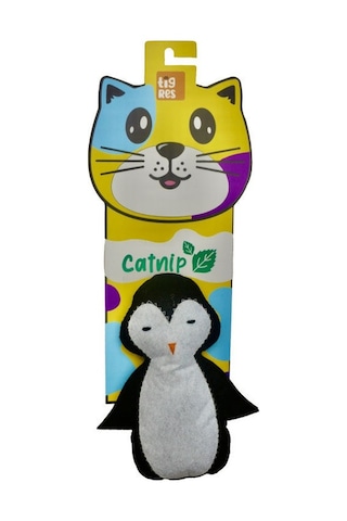 Tigres Venator Catnipli Penguen Şeklinde Kedi Oyuncağı