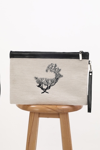 Ju Yaratıcı Tasarım Nakışlı İşlemeli Portföy Ve Clutch Çanta Mm