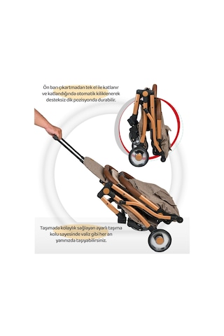 Tommybaby Gold Golf Kabin Bebek Arabası