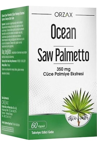 Ocean Saw Palmetto 350 MG 60 Kapsül Ocean Saw Palmetto 350 MG 60 Kapsül