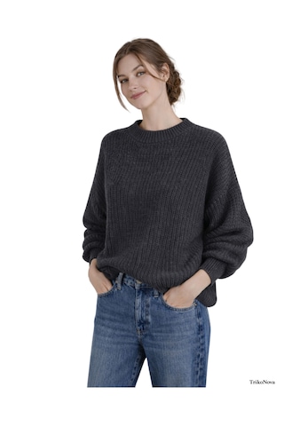 Trikonova Oversize Triko Kazak Antrasit