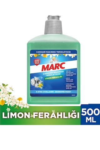 Marc Çamaşır Makinesi Temizleyici Limon Ferahlığı 500 ML