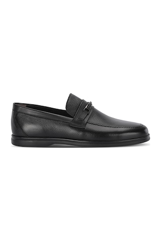 Arony Brewood Erkek Deri Siyah Comfort