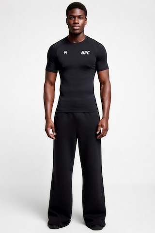 Premium Ufc Siyah Kısa Kol Compression Erkek T-shirt Spor Gym Fitness Boks Kickboks Mdl7 Siyah