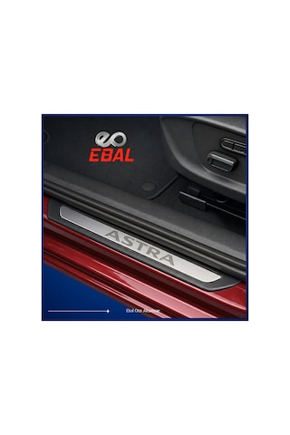 Opel Astra G 1998-2004 Krom Kapı Eşik Koruması 4 Parça Paslanmaz Çelik Abs Çerçeve
