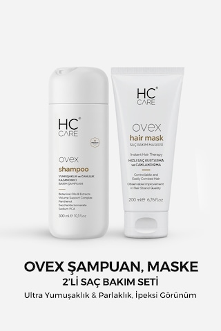 Hc Ovex Canlandrıcı ve Onarıcı Şampuan 300 ML + Ovex Saç Maskesi