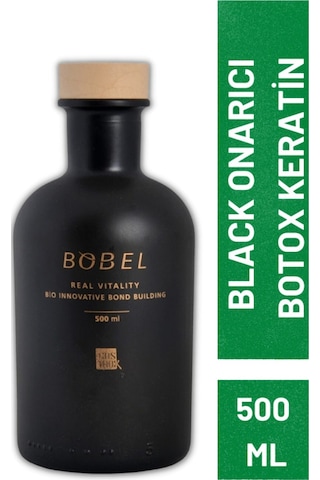 Bobel Black Onarıcı Keratin Saç Maskesi 500 ML