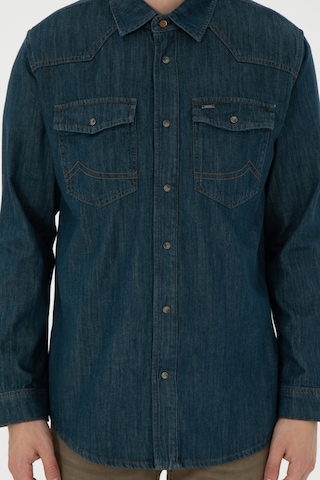 U.S. Polo Assn. Erkek Mavi Jean Gömlek 50289470-DN0030