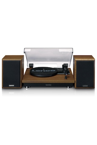 Lenco Ls-100 Wd Bluetoothlu Hoparlörlü Ahşap Pikap Plak Çalar