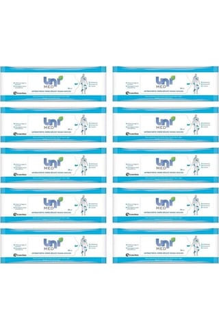 Unimed Antibakteriyel Perine Bölgesi Yıkama Havlusu 50 x 10