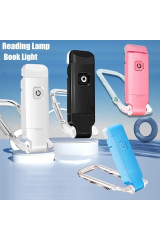 Qingmipy Usb Şarjlı Kitap Lambası - Göz Koruyucu Esnek Klipsli Okuma Işığı Diğer